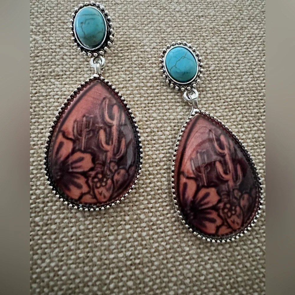 Western Earrings - SOLD - Picture 2 of 4